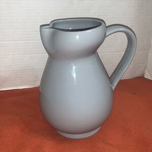 Lilac Wide Mouth Pottery Pitcher … Beautiful Color!!